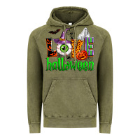 Vintage Olive love halloween Vintage Hoodie - Zillion Design Studio