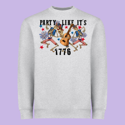 Party Like Its 1776 4th Of July Heavyweight Sweatshirt Designed By Cowgirlartshop