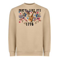 Mushroom Party like its 1776 4th of july Heavyweight Sweatshirt - CowGirlArtShop