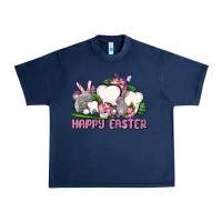 Navy Happy Easter teeth Urban Heavy Tee - OliviaCreatesArt