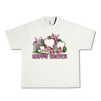 Pistachio Happy Easter teeth Urban Heavy Tee - OliviaCreatesArt