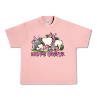 Salmon Happy Easter teeth Urban Heavy Tee - OliviaCreatesArt