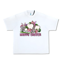 White Happy Easter teeth Urban Heavy Tee - OliviaCreatesArt