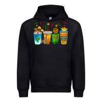 Black Cinco de Mayo Coffee Cups Urban Hoodie - texasbilliewilder