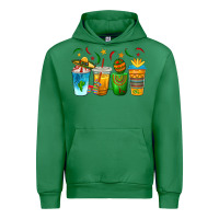 Emerald Cinco de Mayo Coffee Cups Urban Hoodie - texasbilliewilder