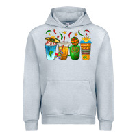 Heather Grey Cinco de Mayo Coffee Cups Urban Hoodie - texasbilliewilder