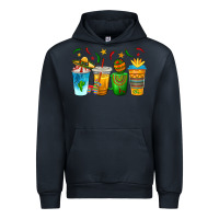 Navy Cinco de Mayo Coffee Cups Urban Hoodie - texasbilliewilder