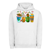 Pigment Lunar Rock Cinco de Mayo Coffee Cups Urban Hoodie - texasbilliewilder