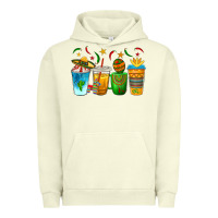 Pigment Pistachio Cinco de Mayo Coffee Cups Urban Hoodie - texasbilliewilder