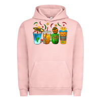 Pigment Salmon Cinco de Mayo Coffee Cups Urban Hoodie - texasbilliewilder