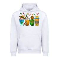 White Cinco de Mayo Coffee Cups Urban Hoodie - texasbilliewilder