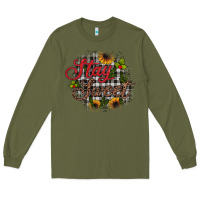 Army Green stay sweet wood slice ornament Long Sleeve Tee - JahusDesignShop
