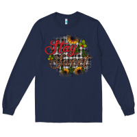 Navy stay sweet wood slice ornament Long Sleeve Tee - JahusDesignShop