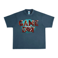 Midnight Navy game day football Urban Heavy Tee - BarkalooDesign