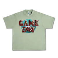 Oil Green game day football Urban Heavy Tee - BarkalooDesign