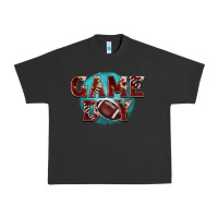 Pigment Black game day football Urban Heavy Tee - BarkalooDesign
