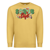 Antique Gold scrub life Premium Sweatshirt - MaliasSmallBusiness