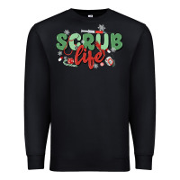 Black scrub life Premium Sweatshirt - MaliasSmallBusiness