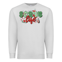 Dove Grey scrub life Premium Sweatshirt - MaliasSmallBusiness