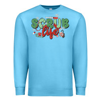 Ocean Blue scrub life Premium Sweatshirt - MaliasSmallBusiness