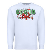 White scrub life Premium Sweatshirt - MaliasSmallBusiness