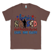 Chestnut born raised and protected by god guns and glory Classic Tee - JahusDesignShop