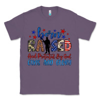 Lavender born raised and protected by god guns and glory Classic Tee - JahusDesignShop
