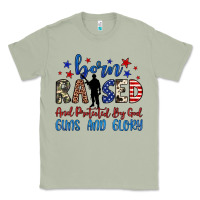 Matcha born raised and protected by god guns and glory Classic Tee - JahusDesignShop