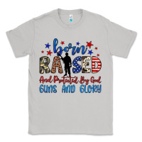 Moon Dust born raised and protected by god guns and glory Classic Tee - JahusDesignShop