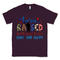 Plum born raised and protected by god guns and glory Classic Tee - JahusDesignShop