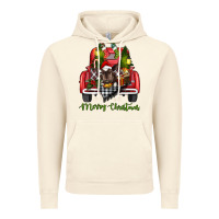 Vintage Artic merry christmas truck Vintage Hoodie - RanaPortraitStore