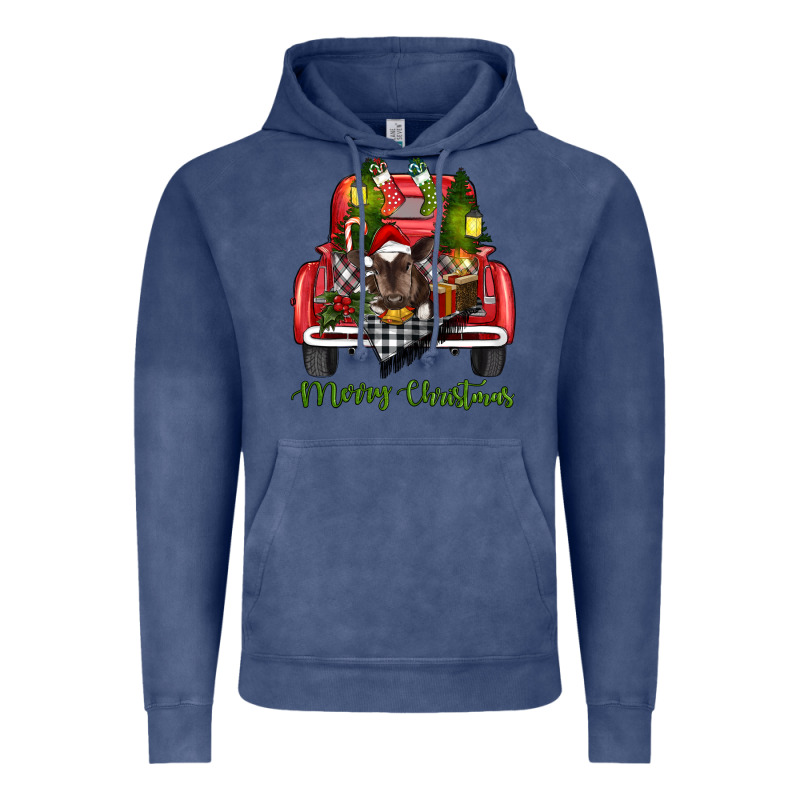 Merry Christmas Truck Vintage Hoodie by RanaPortraitStore | Teevron