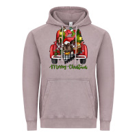 Vintage Zinc merry christmas truck Vintage Hoodie - RanaPortraitStore