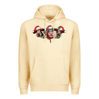 Pina Colada christmas holstein cows Premium Hoodie - LillyAllenDesigns