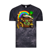 Cloud Black st. patricks day barrel beer Vintage Tee - Neo Western