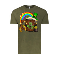 St. Patricks Day Barrel Beer Vintage Tee | Teevron