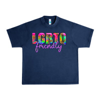 Navy lgbtq friendly Urban Heavy Tee - HRA Design Shop