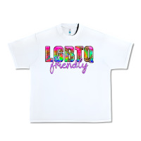 White lgbtq friendly Urban Heavy Tee - HRA Design Shop