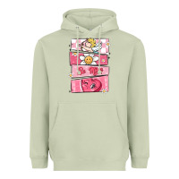 Matcha trendy valentines day retro characters Heavyweight Hoodie - MaliasSmallBusiness