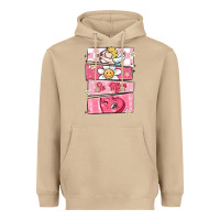 Mushroom trendy valentines day retro characters Heavyweight Hoodie - MaliasSmallBusiness