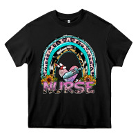Black nurse rainbow Heavy Core Tee - SublimationCraftShop