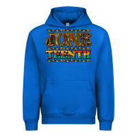 Cobalt juneteenth Urban Hoodie - NancyCooperArtShop