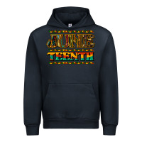 Navy juneteenth Urban Hoodie - NancyCooperArtShop