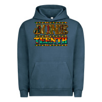 Pigment Midnight Navy juneteenth Urban Hoodie - NancyCooperArtShop