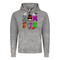 Cloud Rock halloween momster messy bun Vintage Hoodie - Zillion Design Studio