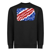 Black Patriotic tie dye background 4th of july Heavyweight Sweatshirt - CowGirlArtShop