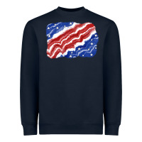 Navy Patriotic tie dye background 4th of july Heavyweight Sweatshirt - CowGirlArtShop