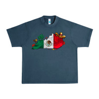 Midnight Navy mexica kentucky Urban Heavy Tee - CowhideDigitalArt