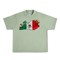 Oil Green mexica kentucky Urban Heavy Tee - CowhideDigitalArt