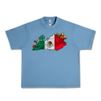 Pebble Blue mexica kentucky Urban Heavy Tee - CowhideDigitalArt